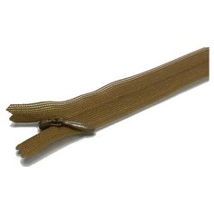 YKK Молния потайная неразъемная 0004715/60, 60 см, 078 темный хаки/темный хаки