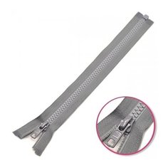 YKK Молния тракторная разъемная 4335956/75, 75 см, мышино-серый/мышино-серый