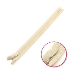 YKK Молния потайная неразъемная 0004715/60, 60 см, светло-серый/светло-серый