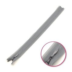 YKK Молния потайная неразъемная 0004715/60, 60 см, мышино-серый/мышино-серый