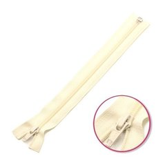 YKK Молния витая разъёмная 0004706/60, 60 см, грязно-белый/грязно-белый