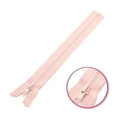 YKK Молния тракторная разъемная 4335956/65, 65 см, жемчужно-розовый/жемчужно-розовый