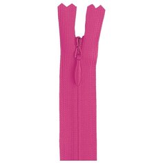 YKK Молния потайная неразъёмная 0004715/40, 40 см, розовый/розовый
