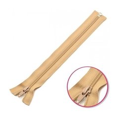 YKK Молния витая разъёмная 0004706/75, 75 см, бежевый/бежевый