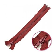 YKK Молния витая разъемная 0004706/80, 80 см, красное вино/красное вино