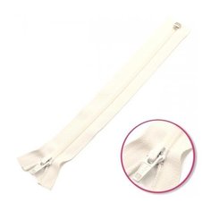 YKK Молния витая разъёмная 0004706/75, 75 см, белый/белый