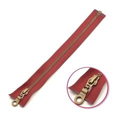YKK Молния 0503311/120, 120 см, красное вино/темная латунь