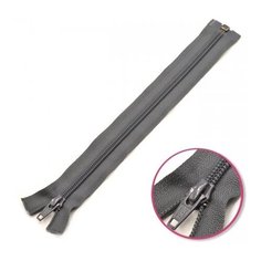 YKK Молния витая разъёмная 0004706/70, 70 см, асфальтно-серый/асфальтно-серый