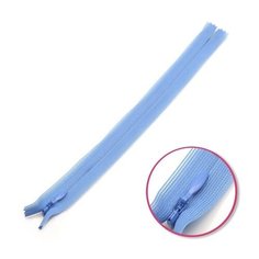 YKK Молния потайная неразъемная 0004715/60, 60 см, 837 голубой/голубой