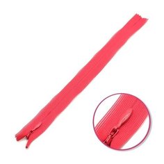 YKK Молния потайная неразъемная 0004715/60, 60 см, 817 темно-розовый/темно-розовый