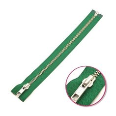 YKK Молния разъёмная 0573985/70, 70 см, зеленый/анти-никель