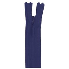 YKK Молния потайная неразъёмная 0004715/40, 40 см, сиренево-синий/сиренево-синий