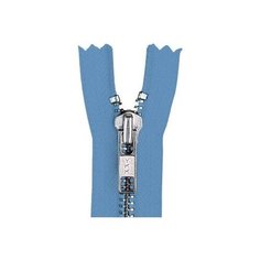 YKK Молния разъёмная 0573985/80, 80 см, пастельно-голубой/анти-никель