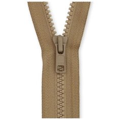 YKK Молния тракторная разъемная 4335956/65, 65 см, бежево-коричневый/бежево-коричневый