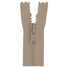YKK Молния тракторная разъемная 4335956/75, 75 см, бежевый/бежевый