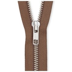 YKK Молния разъёмная 0573985/75, 75 см, светло-коричневый/анти-никель