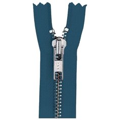 YKK Молния разъёмная 0573985/80, 80 см, джинсово-голубой/анти-никель
