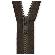 YKK Молния 4335956/70, 70 см, темный хаки/темный хаки