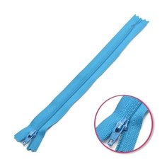 YKK Молния витая неразъемная 0561179/16, 16 см, бирюза/бирюза