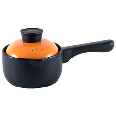 Ковш GIPFEL BARBARA 1 л, черный/оранжевый