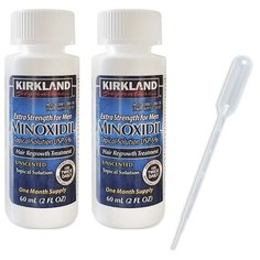 Kirkland Лосьон от выпадения волос Minoxidil 5% с пипеткой, 60 мл, 2 шт.