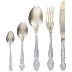 Павловский завод им. Кирова Набор столовых приборов, 30 предметов серебристый