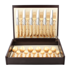 Cutipol Набор столовых приборов Mithos Gold, 24 предмета золотистый