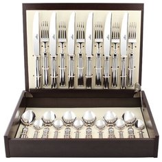 Cutipol Набор столовых приборов Fontainebleau, 24 предмета серебристый