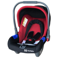 Автокресло-переноска группа 0+ (до 13 кг) Farfello KS-2150, красный/черный