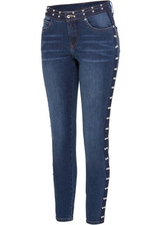 Джинсы Skinny Fit с заклёпками Bonprix