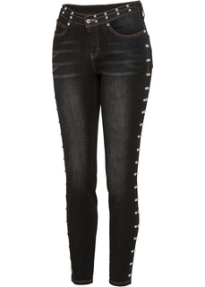 Джинсы Skinny Fit с заклёпками Bonprix
