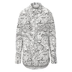 Шелковая рубашка Alexander McQueen
