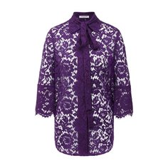 Блузка из вискозы и хлопка Valentino