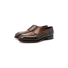 Кожаные дерби Santoni