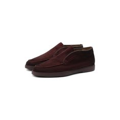 Замшевые ботинки Santoni