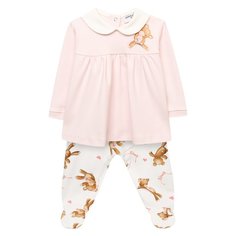 Комплект из лонгслива и ползунков Monnalisa