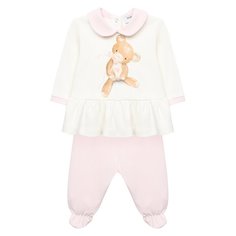 Комплект из лонгслива и ползунков Monnalisa