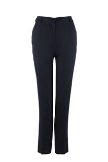 Зауженные брюки темно-синего цвета La Biali