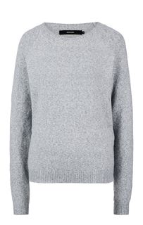 Джемпер серого цвета с круглым вырезом Vero Moda