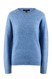 Джемпер синего цвета с круглым вырезом Vero Moda