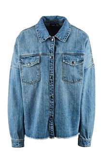 Джинсовая куртка оверсайз с потертостями Vero Moda