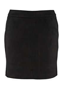 Короткая черная юбка с карманами Vero Moda