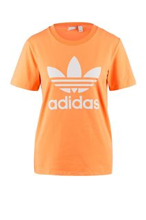 Футболка из хлопка с логотипом бренда Adidas Originals