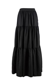 Длинная расклешенная юбка черного цвета Guess