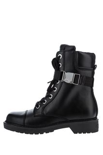 Высокие демисезонные ботинки черного цвета Guess