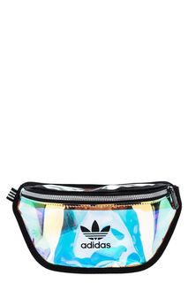 Прозрачная поясная сумка с переливающимся покрытием Adidas Originals