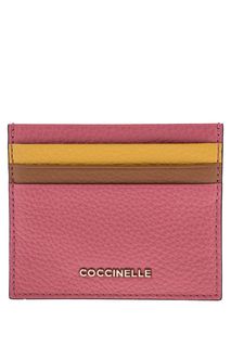 Визитница из зерненой кожи Metallic Soft Coccinelle
