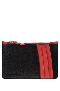 Кожаная визитница на молнии Travel Items Coccinelle