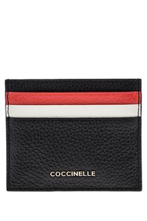 Визитница из зерненой кожи Metallic Soft Coccinelle
