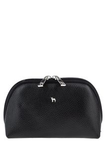 Косметичка из зерненой кожи с двухзамковой молнии Mumi